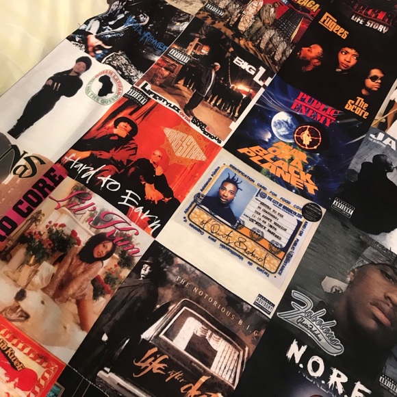 ♨️EAST COAST HIP HOP♨️ALBUM COVER COLLAGE T-SHIRT - Picture 6 of 8